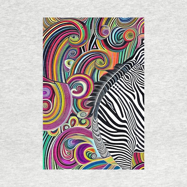 Zebra Abstract by Colin-Bentham